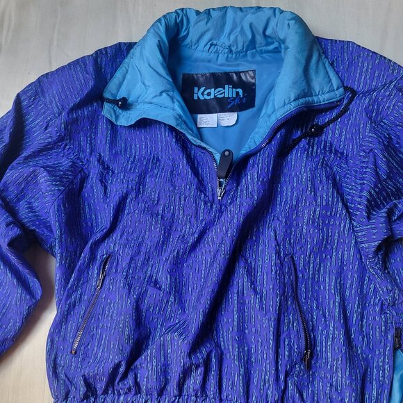 Womans Kaelin snowboard jacket, Size 10, Blue and green - Picture 1 of 7